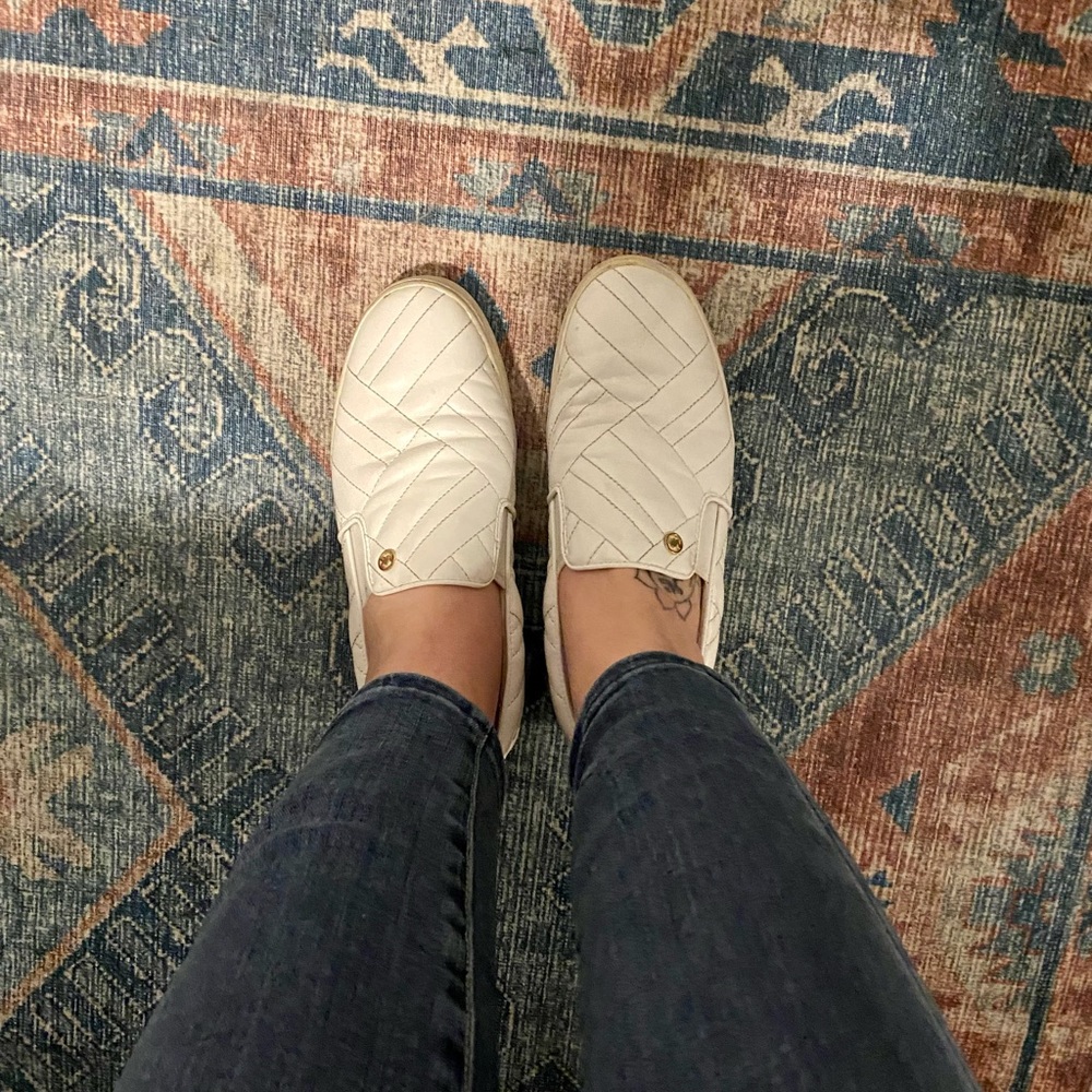 Michael Kors slip on sneakers - optic white